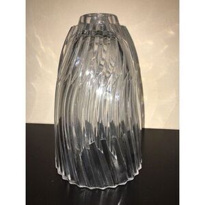 PENDANT CRYSTAL  SHADE, HEAVY, MINT CONDITION, BEUTIFUL‎ SOUND